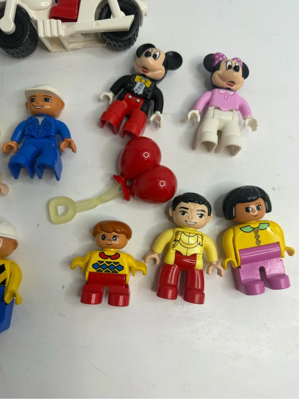 LEGO DUPLO Figure Lot - Disney Princesses, Mickey & Friends, Townspeople 12 Pcs